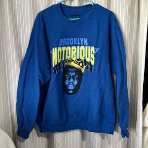 Vintage Brooklyn Notorious Blue Sweater